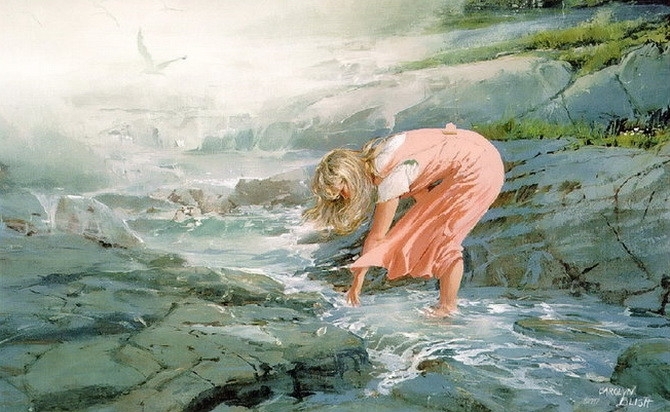 美国著名女画家Carolyn Blish水彩作品 (2)